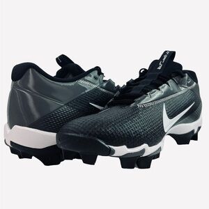 Nike Vapor Edge Shark 2 Black/Gray Football Cleats DH5088-010 Mens Size 9